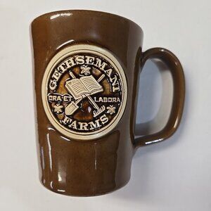 Deneen Pottery Gethsemani Farms Ceramic Mug Brown Handthrown St. Paul MN 2012